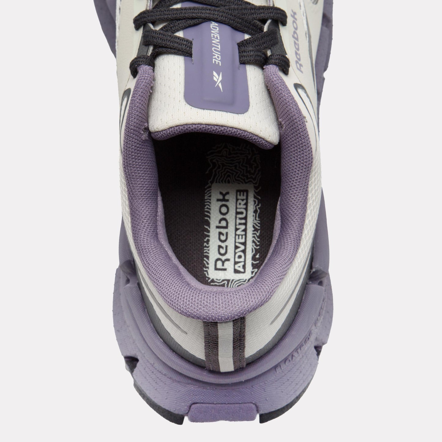 Reebok Footwear Women FloatZig 1 Adventure Shoes ALABASTER/PURPLE FUSION/WASHED