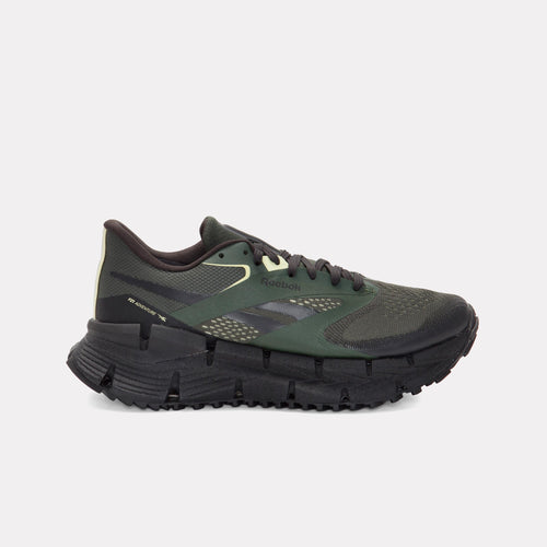 Reebok Footwear Men FloatZig 1 Adventure Shoes GRIT GREEN/WASHED BLACK/YELLOW