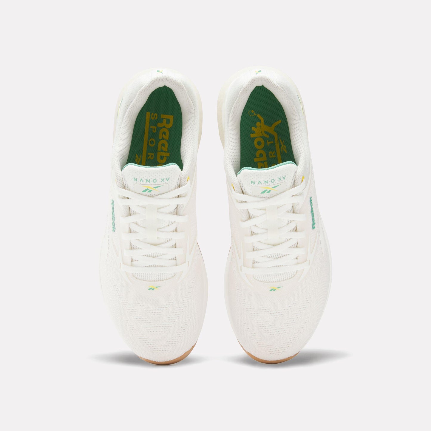 Reebok Footwear Men Nano X5 Training Shoes CHALK/ALABASTER/UPGRADE GREEN