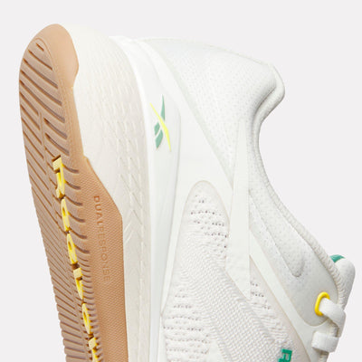 Reebok Footwear Men Nano X5 Training Shoes CHALK/ALABASTER/UPGRADE GREEN