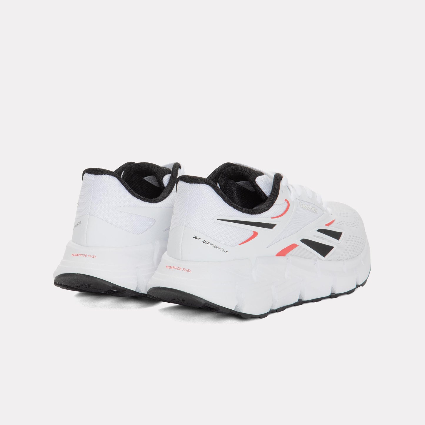 Reebok Footwear Men Zig Dynamica 6 Shoes FTWR WHITE/CORE BLACK/ENERGY R