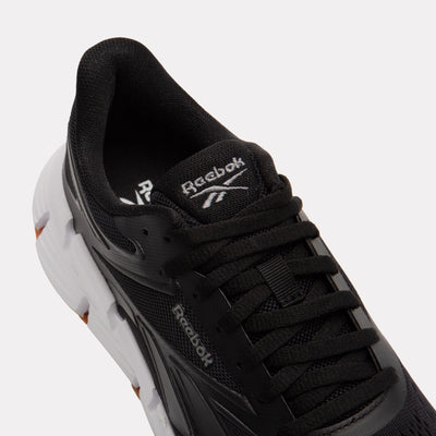 Reebok Footwear Women Zig Dynamica 6 Shoes CORE BLACK/FTWR WHITE/GREY 4