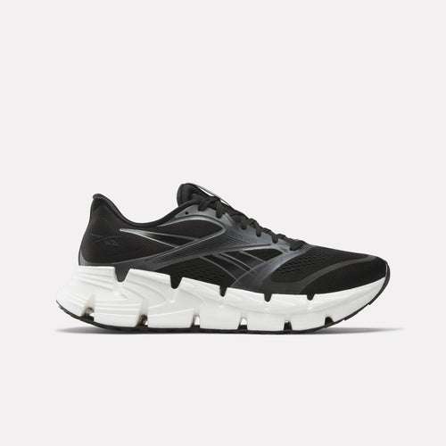 Reebok Footwear Men FloatZig 2 Running Shoes BLACK/WHITE