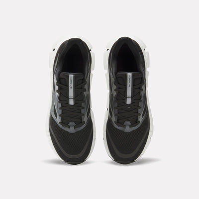 Reebok Footwear Men FloatZig 2 Running Shoes BLACK/WHITE