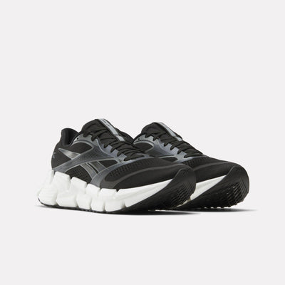 Reebok Footwear Men FloatZig 2 Running Shoes BLACK/WHITE