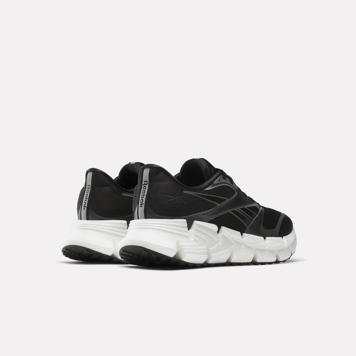 Reebok Footwear Men FloatZig 2 Running Shoes BLACK/WHITE