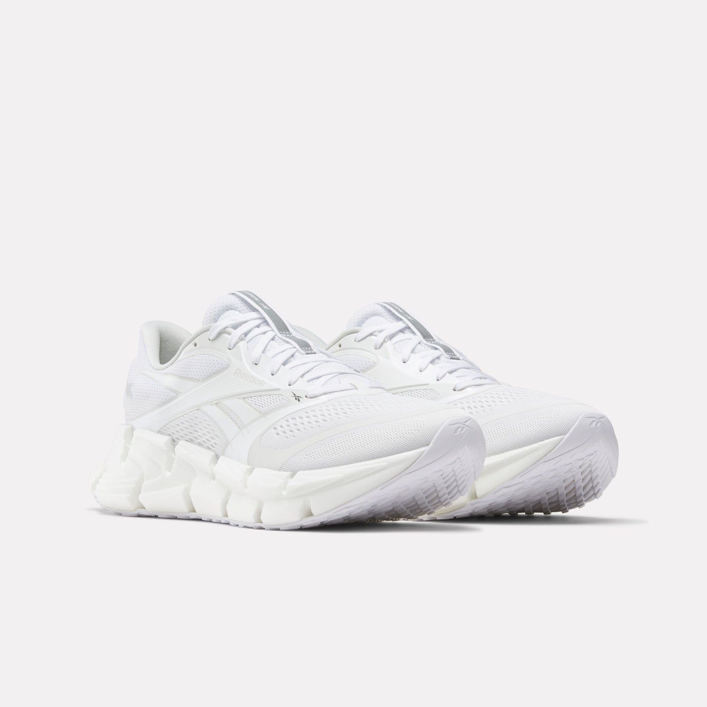 REEBOK FOOTWEAR MEN FloatZig 2 Running Shoes WHITE/WHITE/WHITE