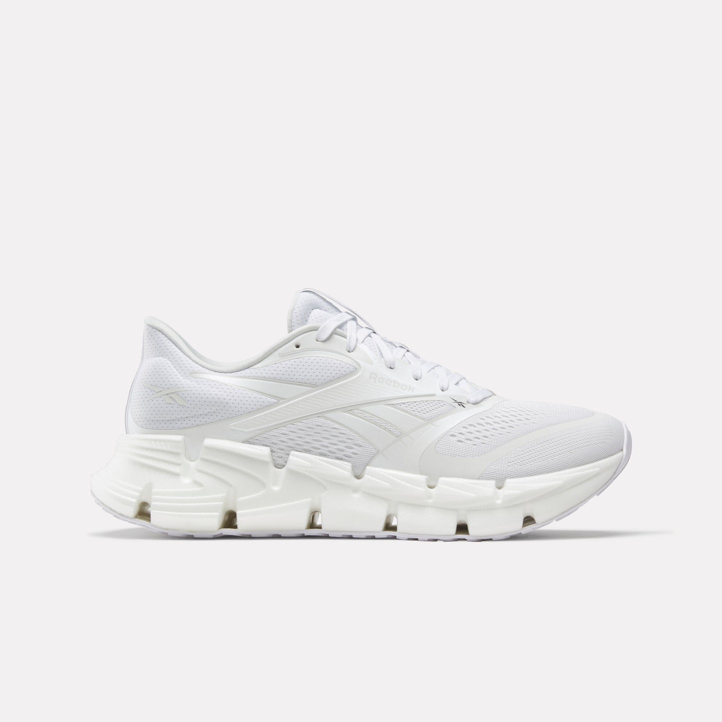 REEBOK FOOTWEAR MEN FloatZig 2 Running Shoes WHITE/WHITE/WHITE
