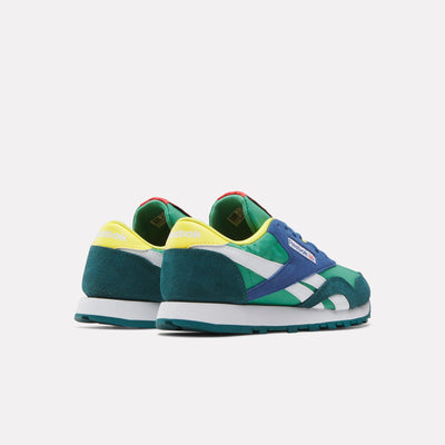 Reebok Footwear Kids Classic Nylon Shoes - Grade School UPGRADEGREEN/RETROTEAL/TWILIGH