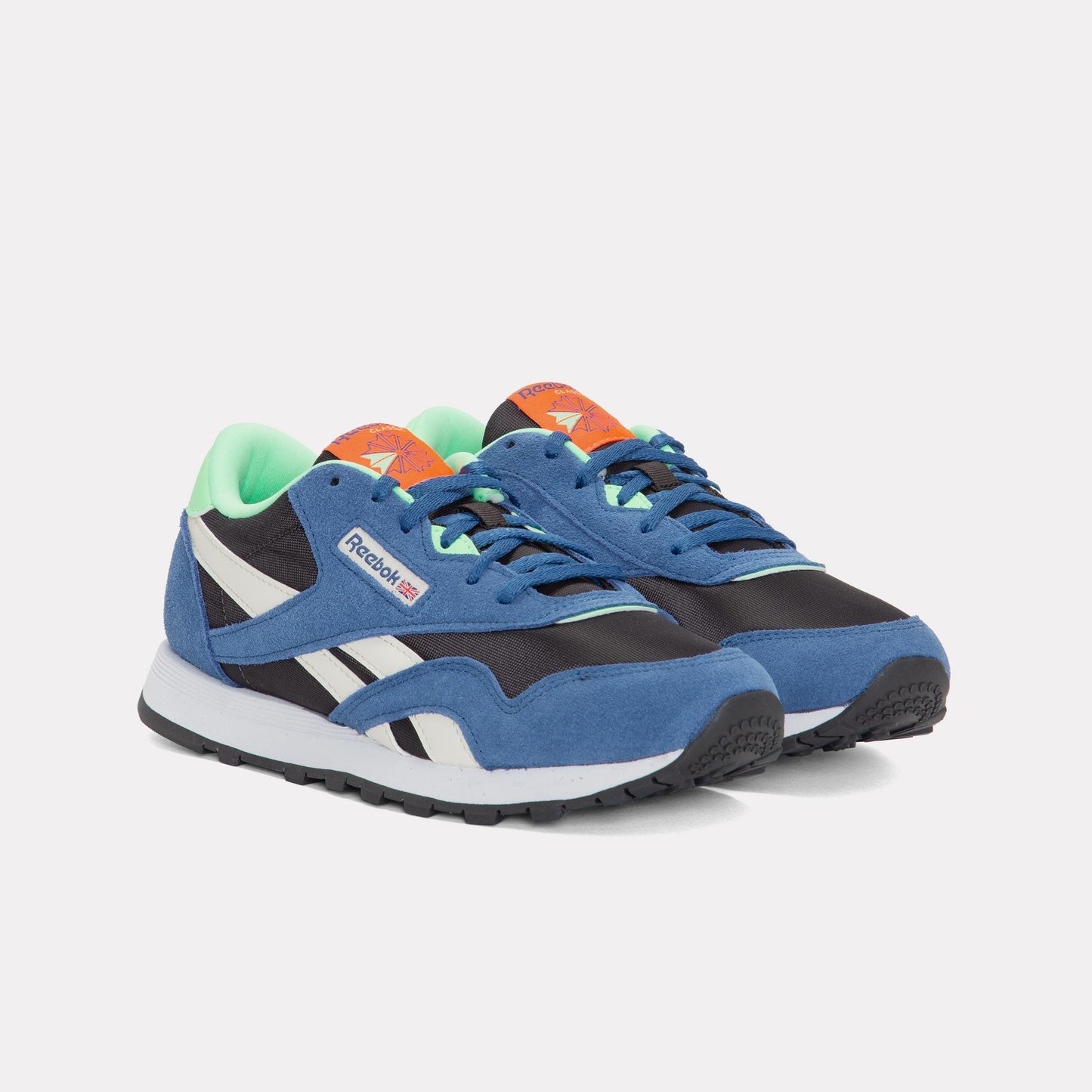 Reebok Footwear Kids Classic Nylon Shoes – Grade School TWILIGHTBLUE/BLACK/CHALK