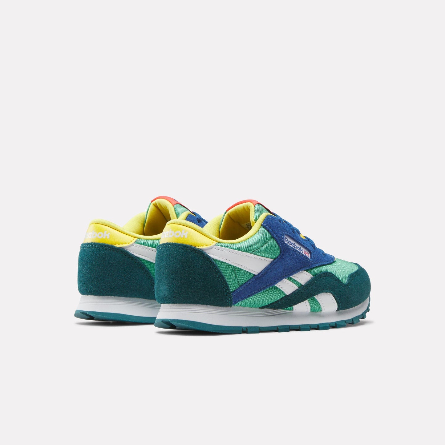 Reebok Footwear Kids Classic Nylon Shoes - Pre-School UPGRADEGREEN/RETROTEAL/TWILIGH