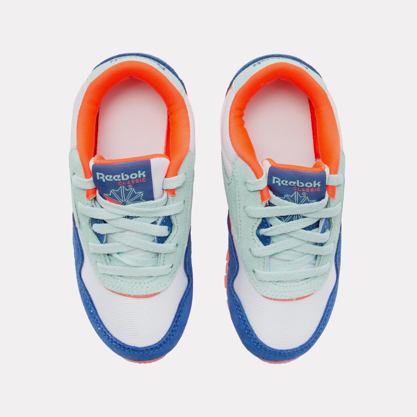 Reebok Footwear Kids Classic Nylon Shoes – Pre-School TWILIGIHTBLUE/FTWRWHITE/FLASHO