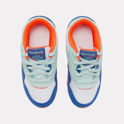 Reebok Footwear Kids Classic Nylon Shoes – Pre-School TWILIGIHTBLUE/FTWRWHITE/FLASHO