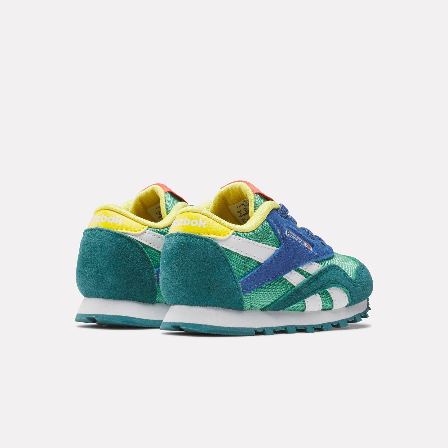 Reebok Footwear Kids Classic Nylon Shoes - Baby & Toddler UPGRADEGREEN/RETROTEAL/TWILIGH
