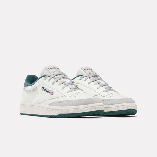 REEBOK FOOTWEAR KIDS Club C Shoes - Grade School CHALK/GREY1/FROSTGREEN