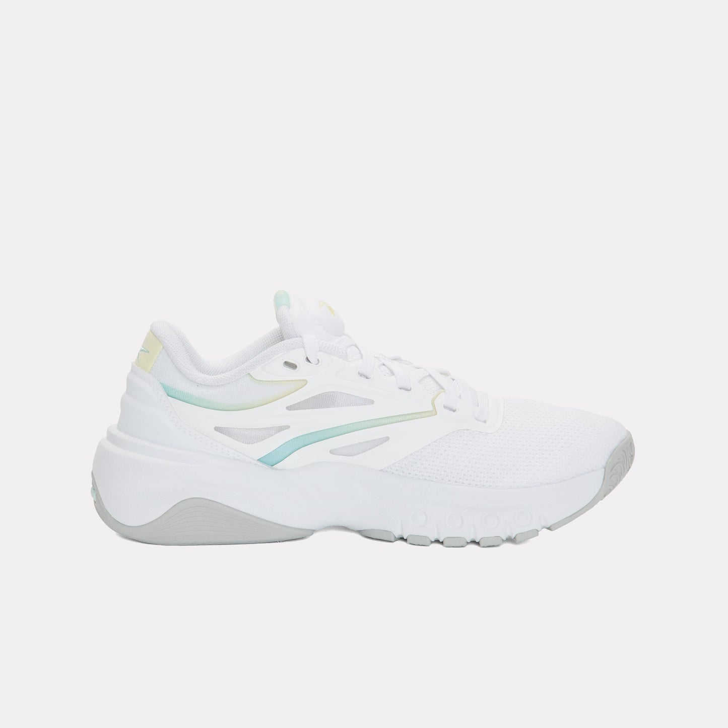 Reebok Footwear Women ERS Training Shoes WHITE/GLITCH AQUA/YELLOW HAZE