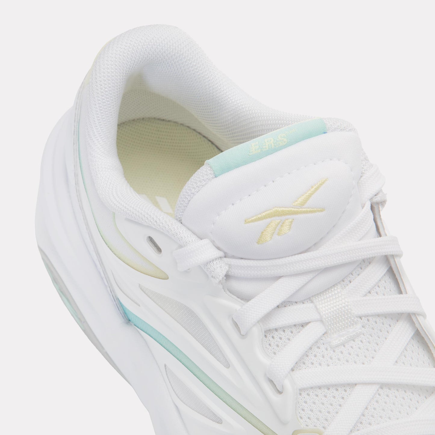 Reebok Footwear Women ERS Training Shoes WHITE/GLITCH AQUA/YELLOW HAZE