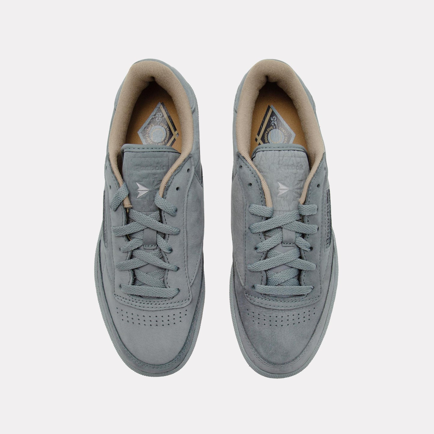 Reebok Footwear Men Club C 85 Shoes - 40th Anniversary DARKFOG/DARKFOG/KHAKIBROWN