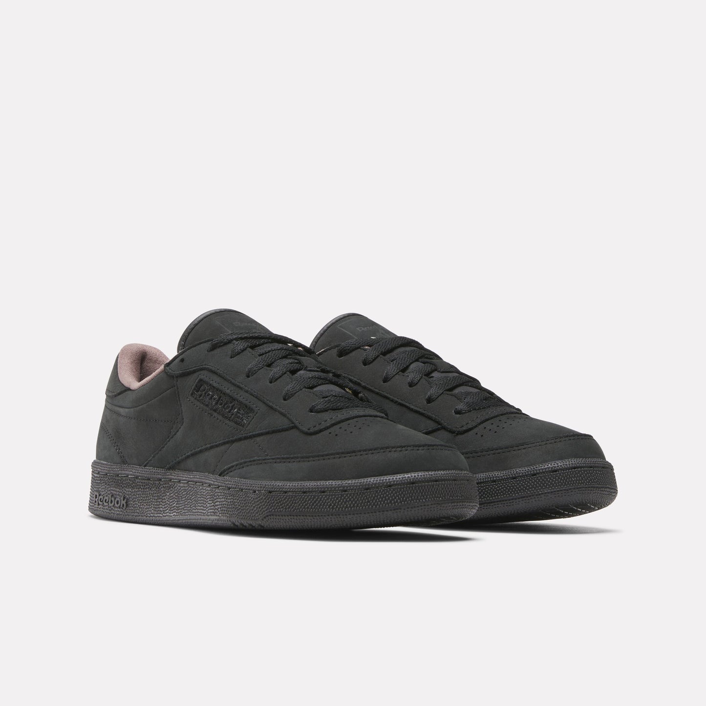 REEBOK FOOTWEAR UNISEX Club C 85 Vintage Shoes - 40th Anniversary BLACK/WASHEDBLACK/TREKGREY