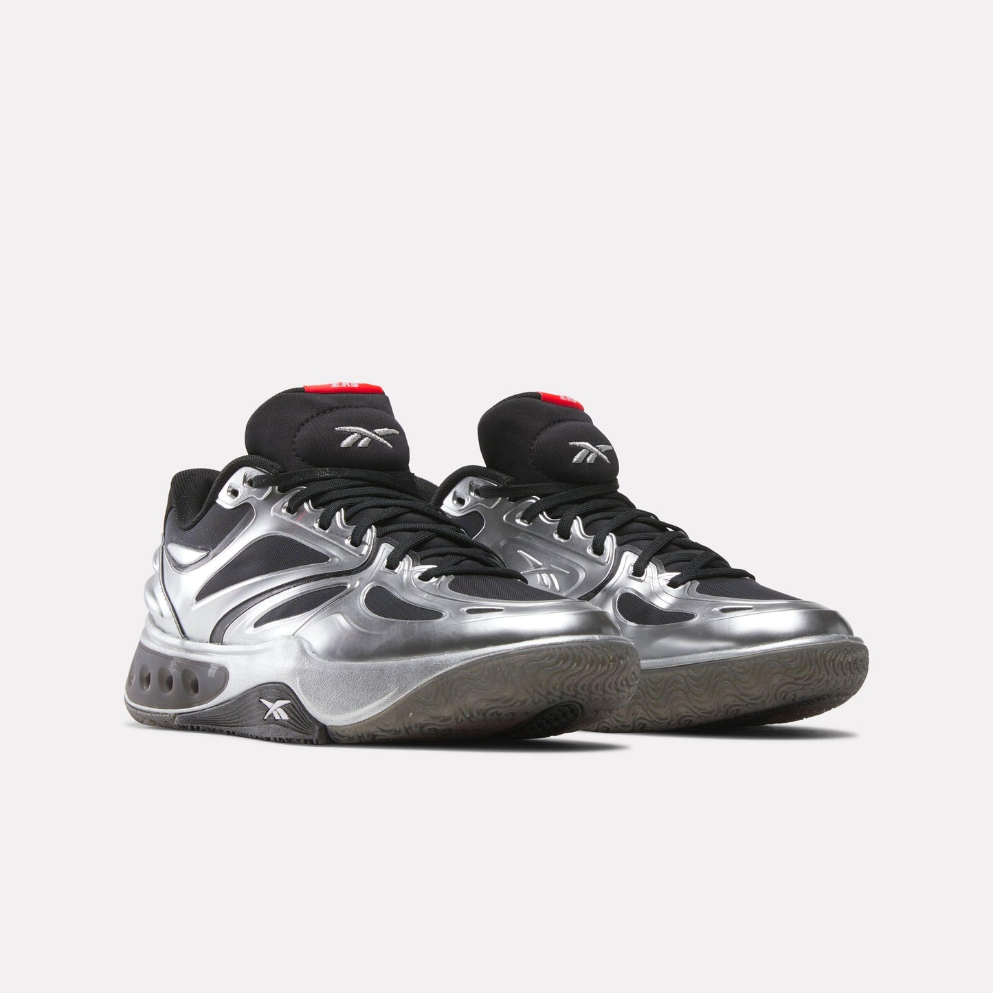 Reebok Footwear Men Engine A Basketball Shoes BLACK/SILVER/WHITE