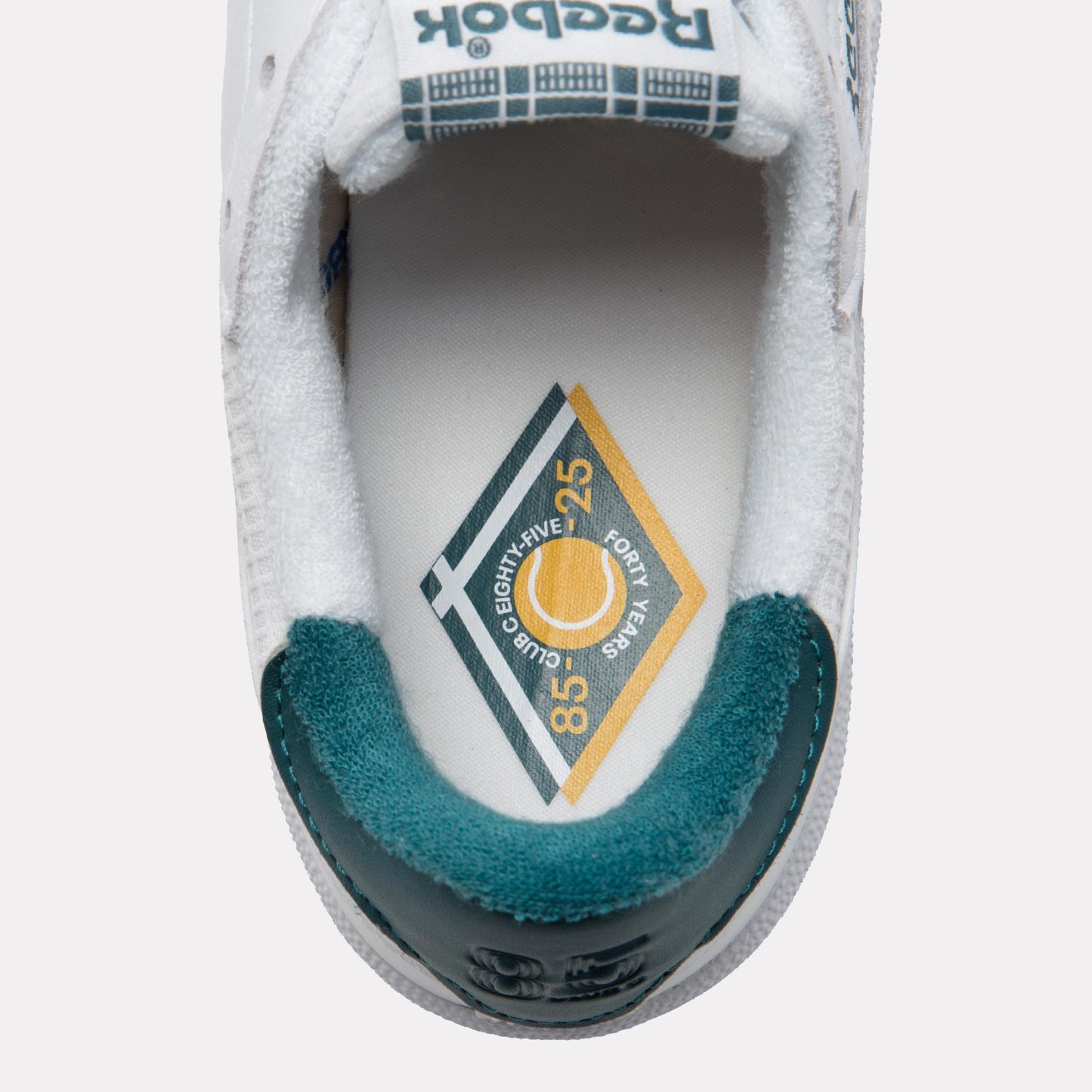 Reebok Footwear Women Club C 85 Vintage Shoes – 40th Anniversary FTWRWHITE/RETROTEAL/FTWRWHITE