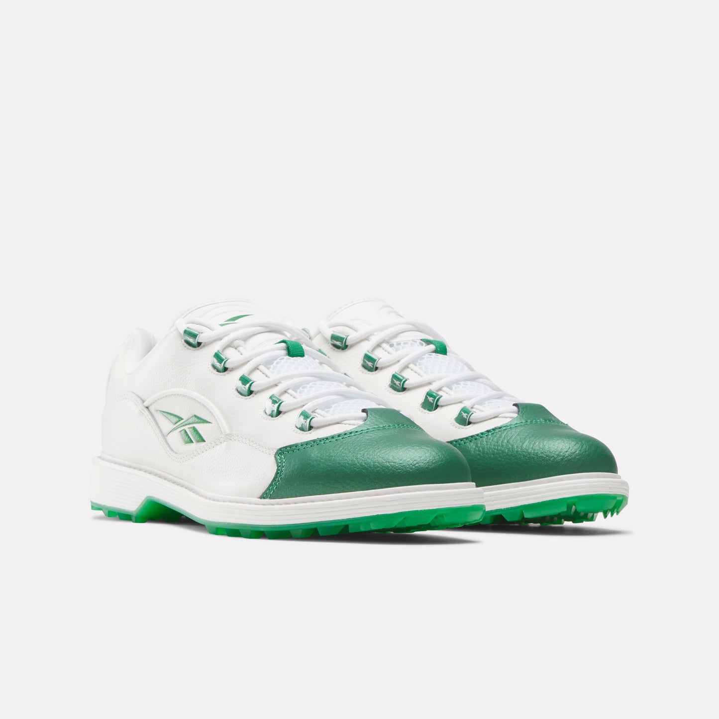 REEBOK FOOTWEAR UNISEX Question Golf Shoes WHITE/GLEN GREEN