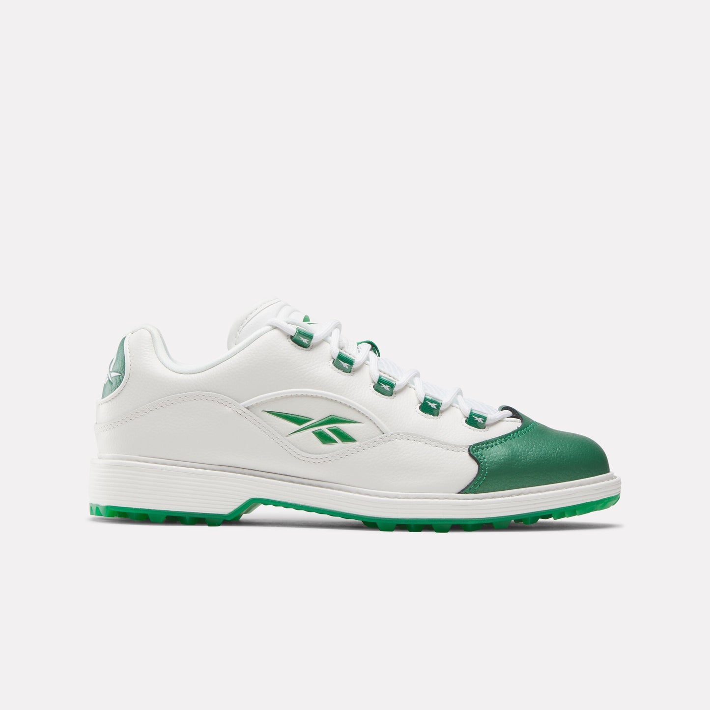 REEBOK FOOTWEAR UNISEX Question Golf Shoes WHITE/GLEN GREEN