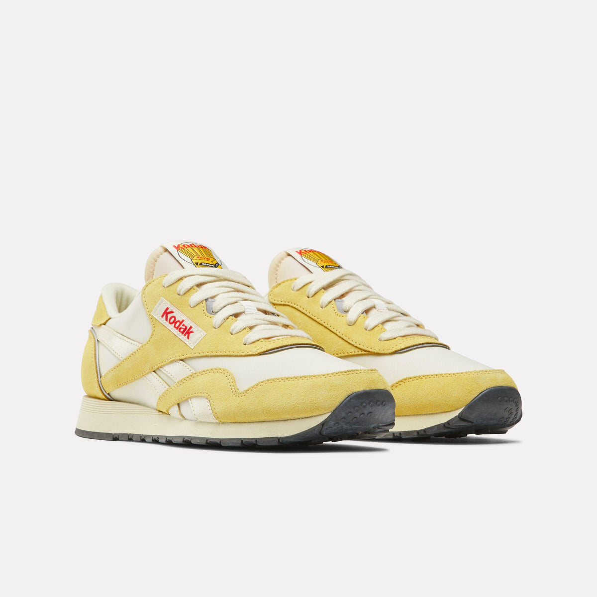 Yellow Reebok Reebok Footwear Men Reebok x Kodak Classic Nylon Shoes YELLOW/CREAM/RE ...