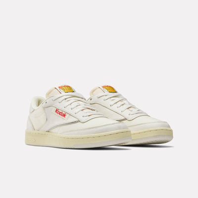 Reebok Footwear Men Reebok x Kodak Club C 85 Shoes CHALK/CREAM/RED