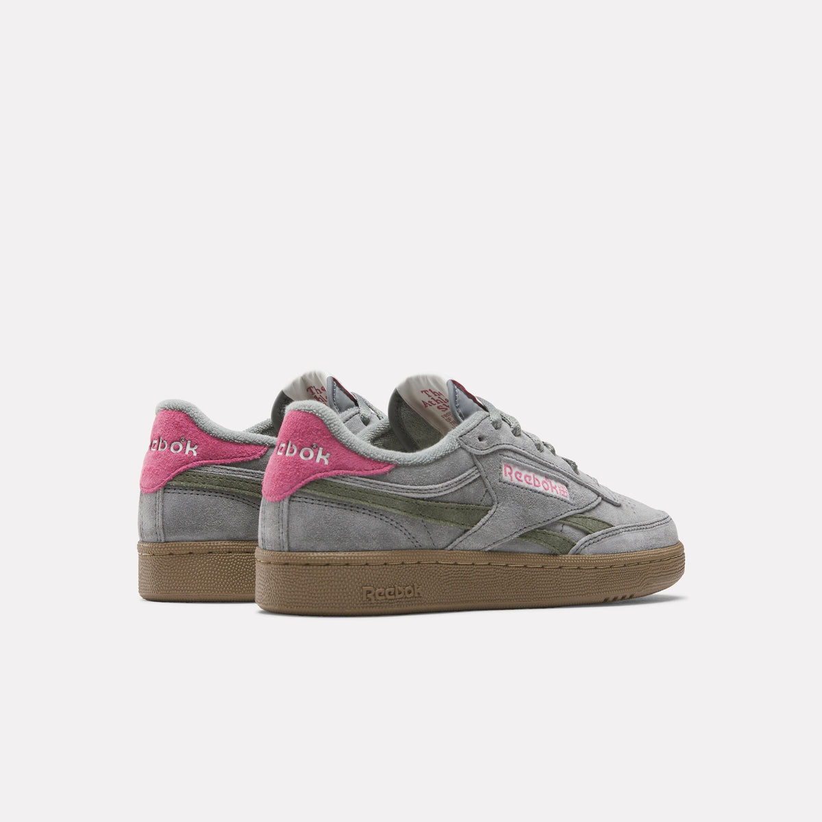 REEBOK FOOTWEAR WOMEN Club C Revenge Vintage Shoes DARKFOG/DARKFOG/STUDIOPINK
