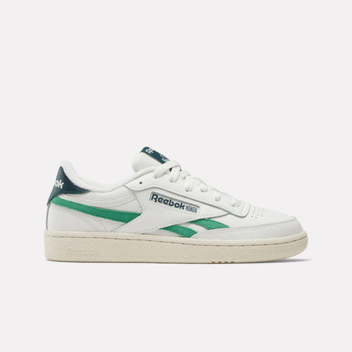Reebok Footwear Women Club C Revenge Shoes CHALK/UPGRADEGREEN/VINTAGECHAL