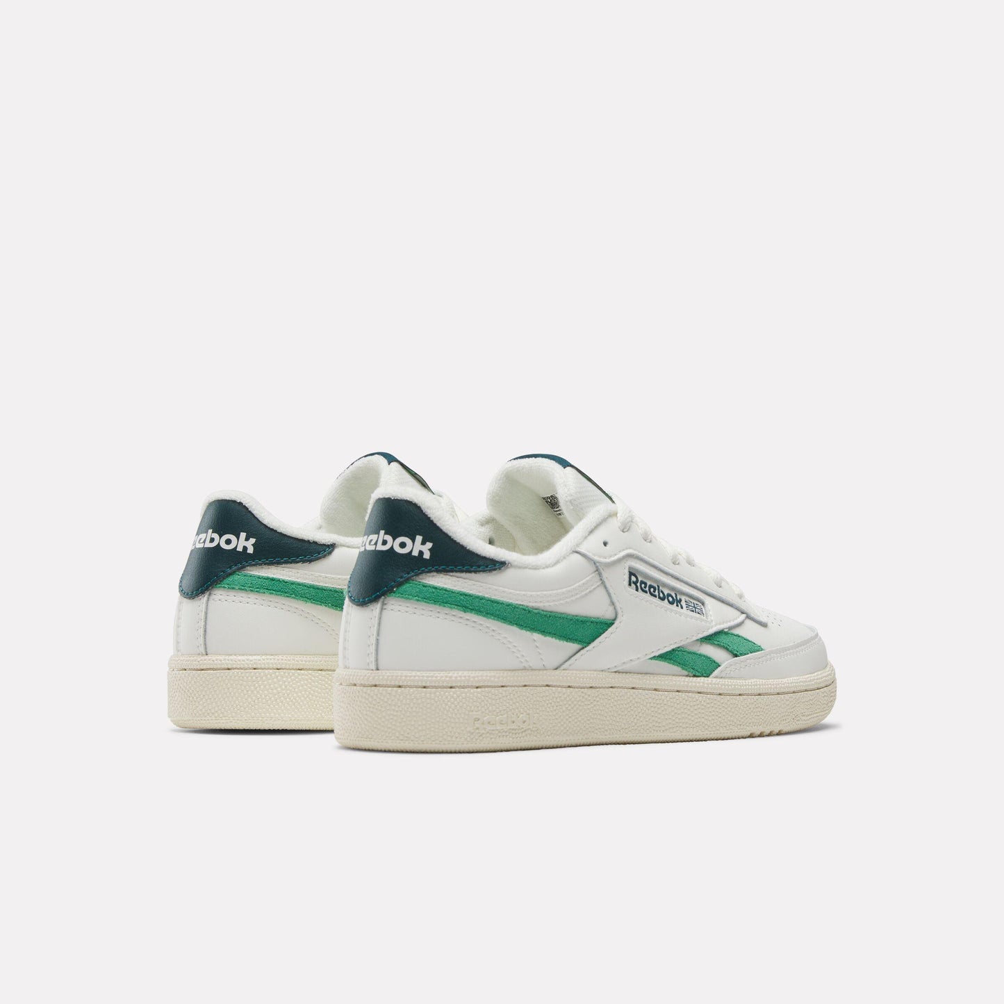 Reebok Footwear Women Club C Revenge Shoes CHALK/UPGRADEGREEN/VINTAGECHAL