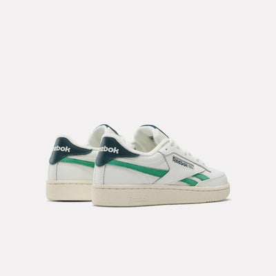 Reebok Footwear Women Club C Revenge Shoes CHALK/UPGRADEGREEN/VINTAGECHAL