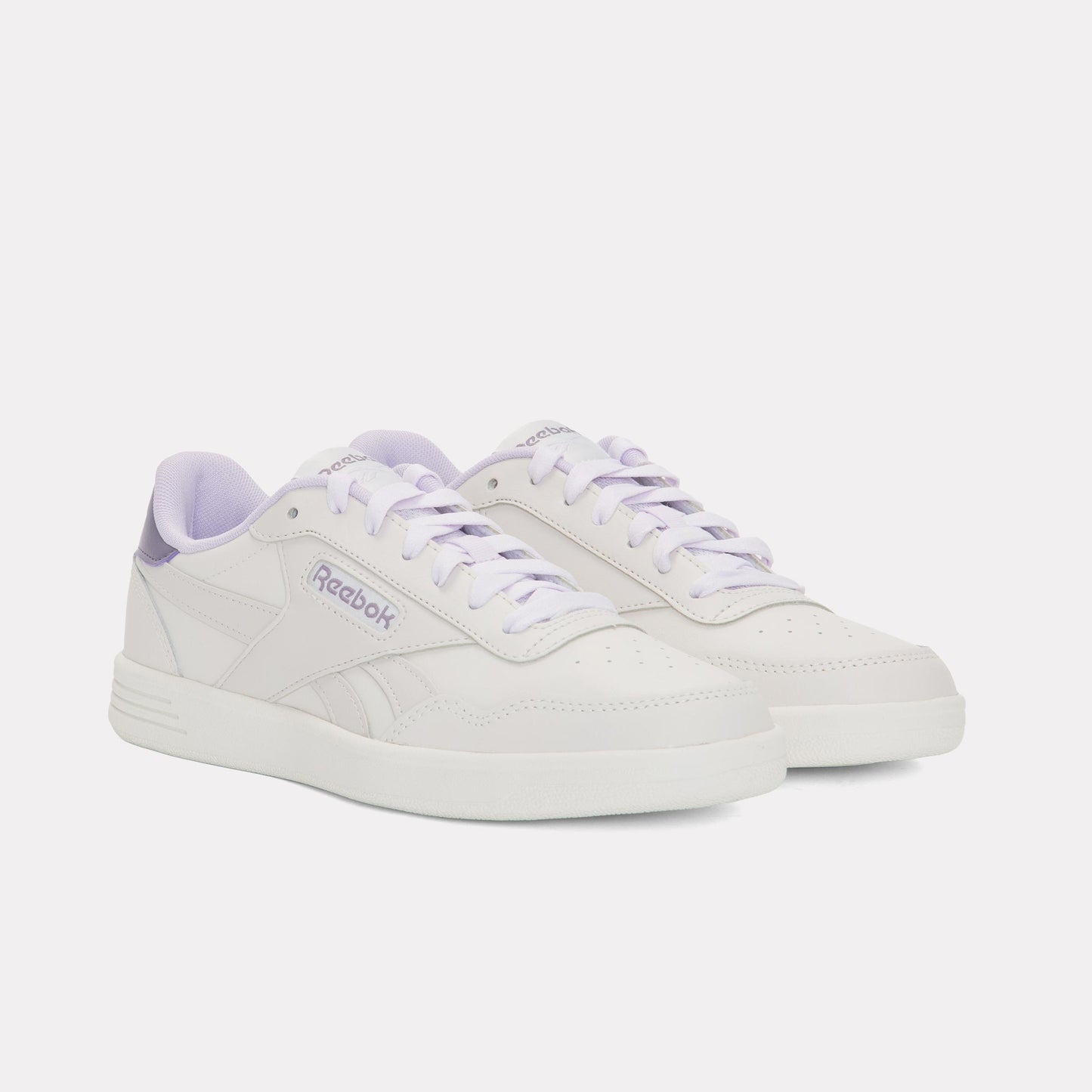 Reebok Footwear Women Court Advance Shoes LUXEGREY/DIGITALGLEAM/PURPLEFU