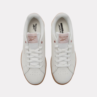 Reebok Footwear Women Reebok Court Clean Shoes CHALK/MUTEDCLAY/PINKCLAY