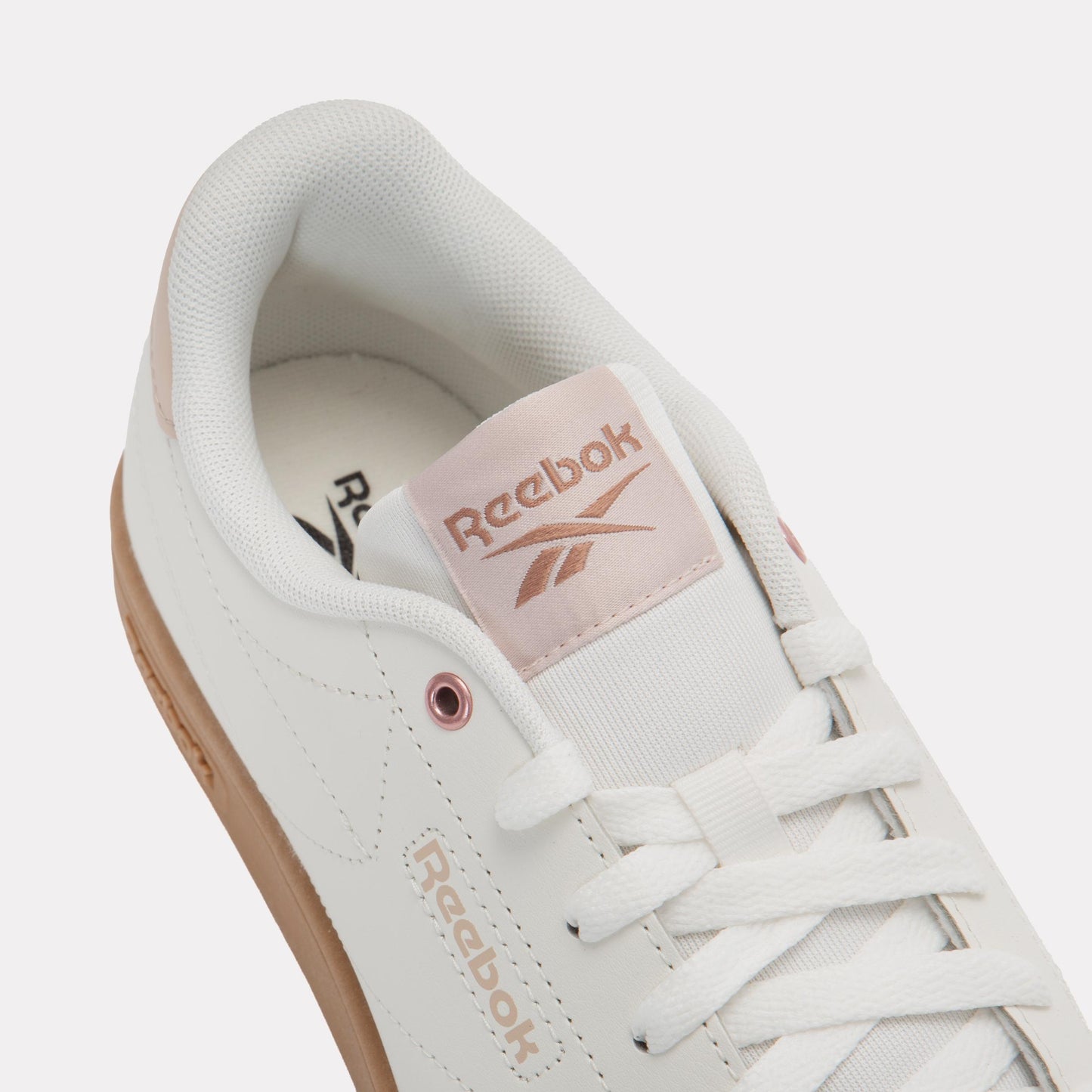 Reebok Footwear Women Reebok Court Clean Shoes CHALK/MUTEDCLAY/PINKCLAY