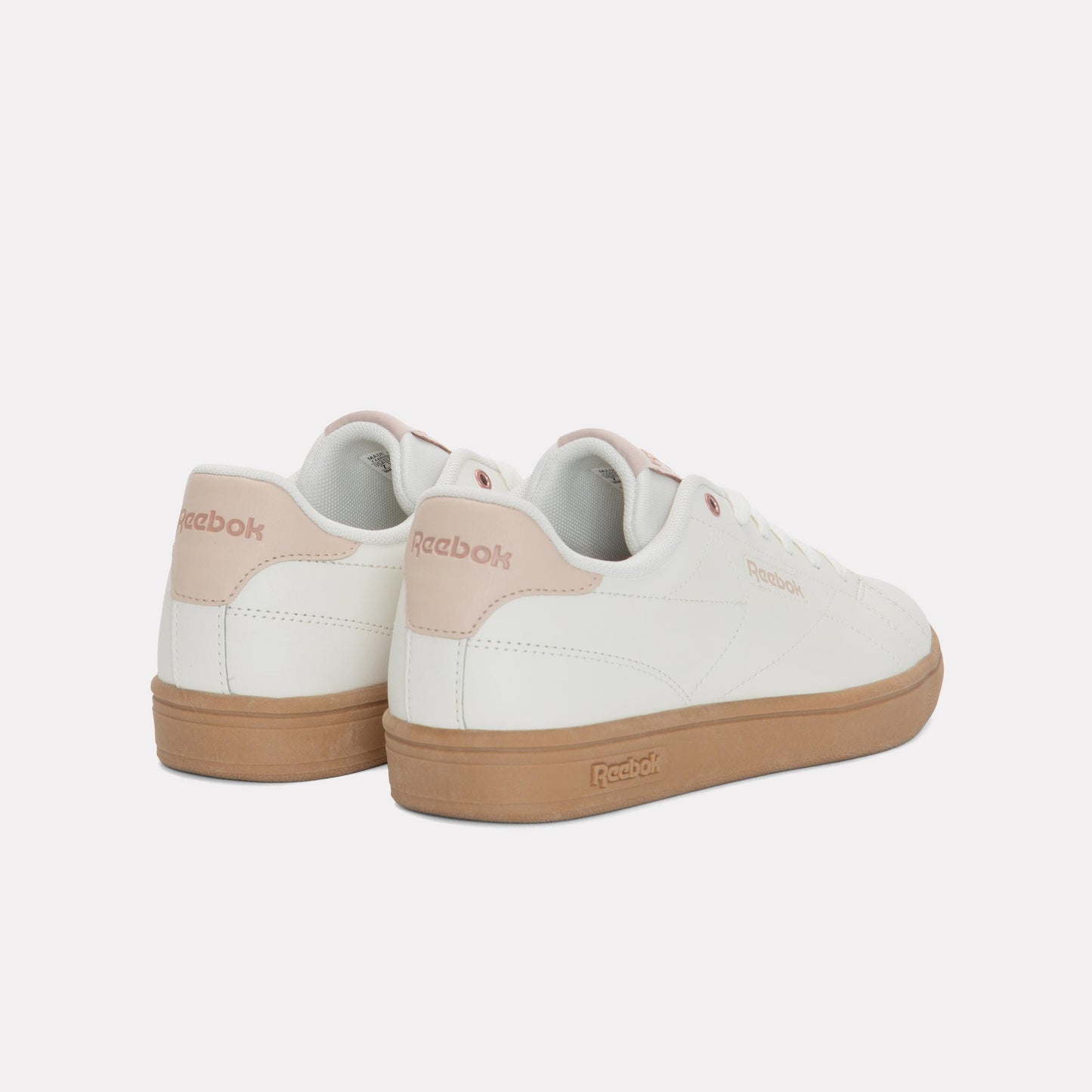 Reebok Footwear Women Reebok Court Clean Shoes CHALK/MUTEDCLAY/PINKCLAY