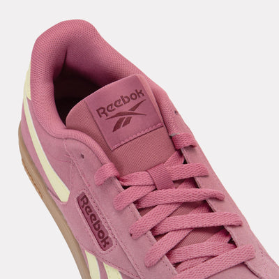 Reebok Footwear Women Court Retro Shoes STUDIOPINK/YELLOWHAZE/BLACKCHE