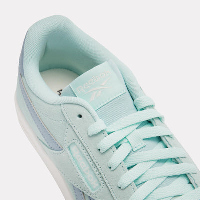 Reebok Footwear Women Court Retro Shoes GLITCHAQUA/LEISUREBLUE/CHALK
