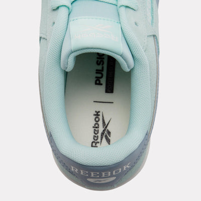 Reebok Footwear Women Court Retro Shoes GLITCHAQUA/LEISUREBLUE/CHALK