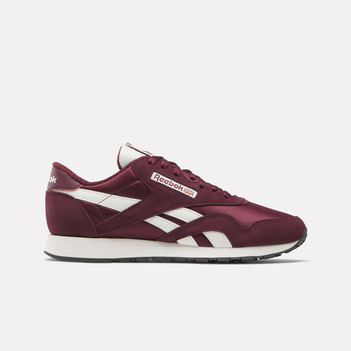 REEBOK FOOTWEAR MEN Classic Nylon Shoes BLACK CHERRY/BLACK CHERRY/CHAL