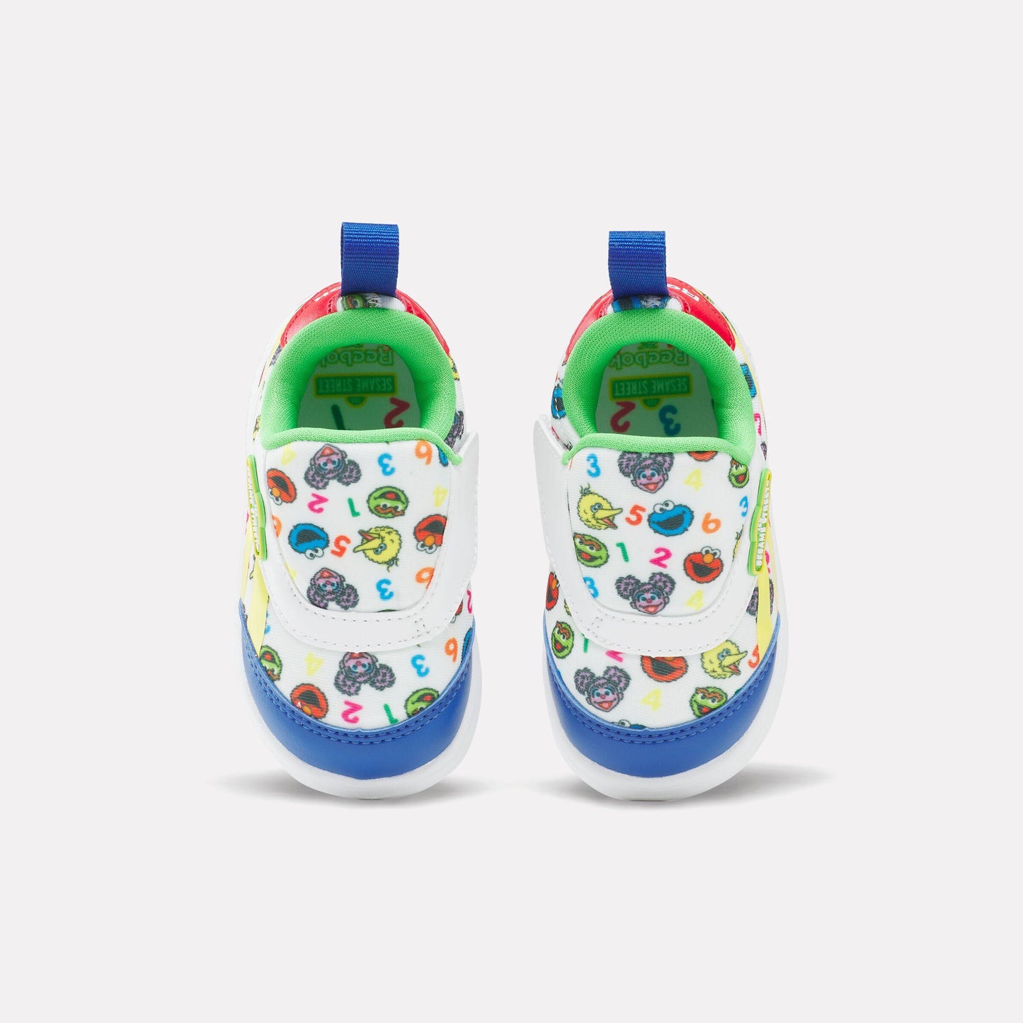 Reebok Footwear Kids Club C Revenge Sesame Street Slip-On Shoes - Baby & Toddler WHITE/GREEN/YELLOW