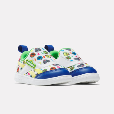 Reebok Footwear Kids Club C Revenge Sesame Street Slip-On Shoes - Baby & Toddler WHITE/GREEN/YELLOW