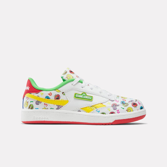 Reebok Footwear Kids Club C Revenge Sesame Street Shoes - Pre-School WHITE/GREEN/YELLOW