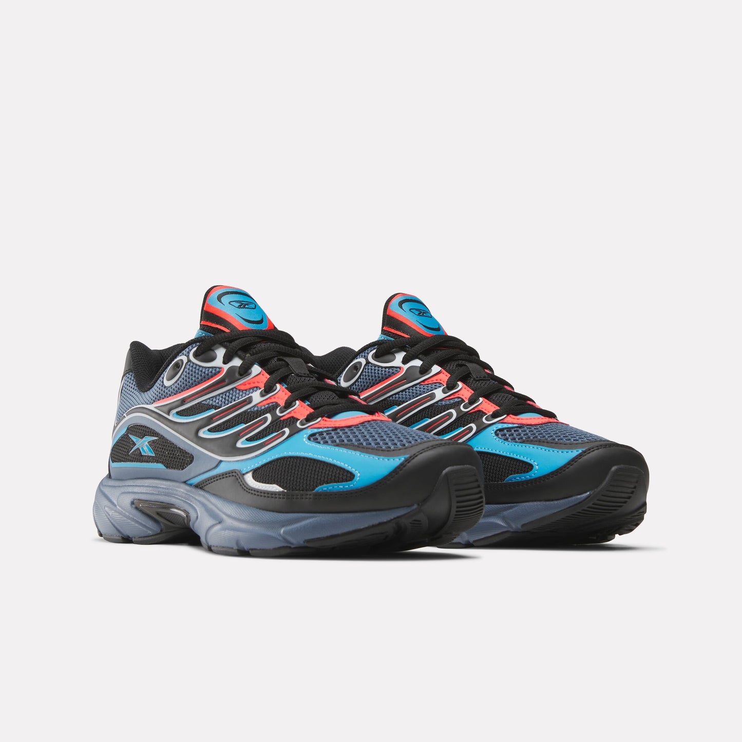 REEBOK FOOTWEAR UNISEX Premier Road Control Shoes SHADOW/BLACK/SEMI FUTURE CYAN