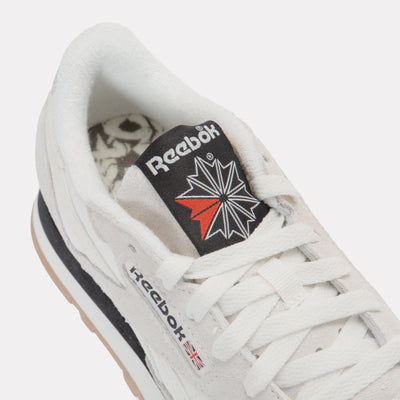 Reebok Footwear Women Classic Leather Shoes CHALK/MOONSTONE/WASHED BLACK