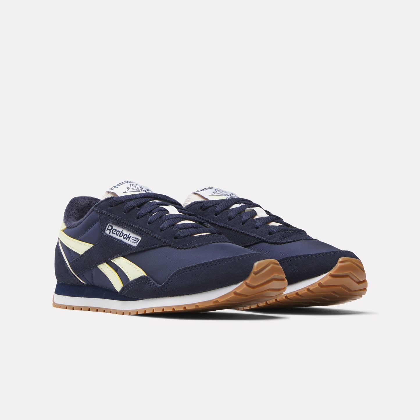 REEBOK FOOTWEAR WOMEN Classic AZ Shoes VECTOR NAVY/VECTOR NAVY/YELLOW