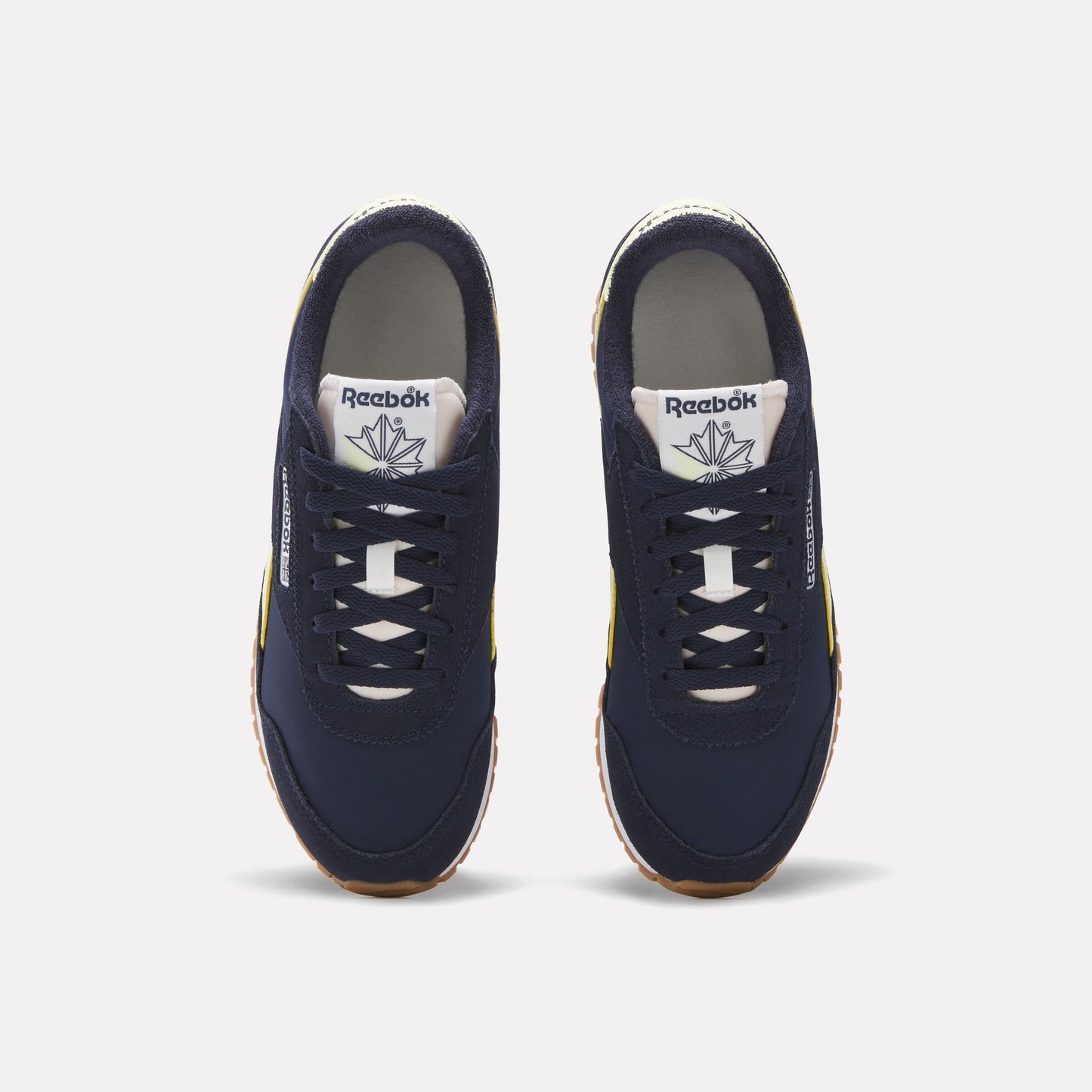 REEBOK FOOTWEAR WOMEN Classic AZ Shoes VECTOR NAVY/VECTOR NAVY/YELLOW