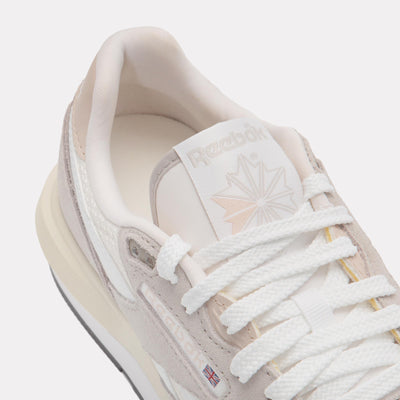 Reebok Footwear Women Classic Nylon 89 Shoes MOONSTONE/GRITTY GREY/WHITE