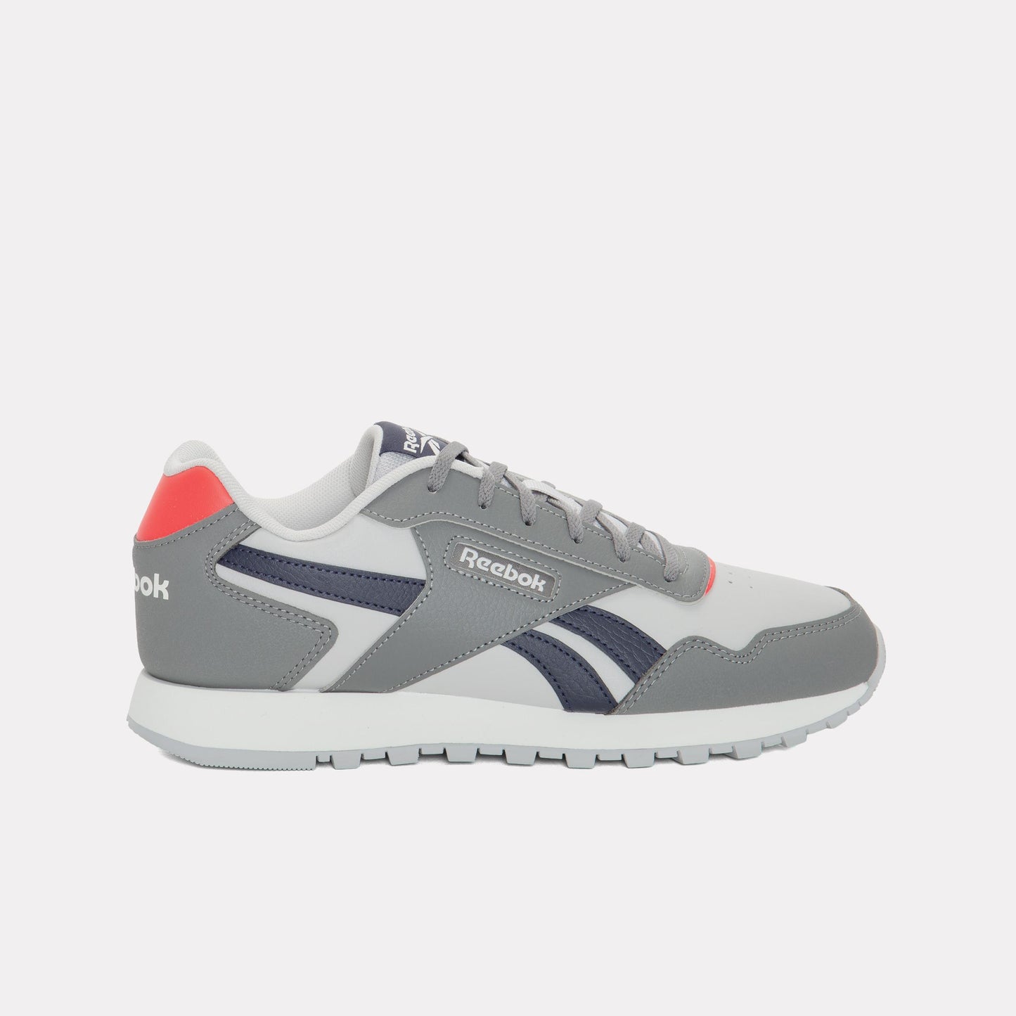 Reebok Footwear Kids Reebok Glide Shoes – Grade School GREY1/VECTORNAVY/ENERGYRED